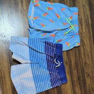 Cat & Jack Blue Patterned Athletic Shorts